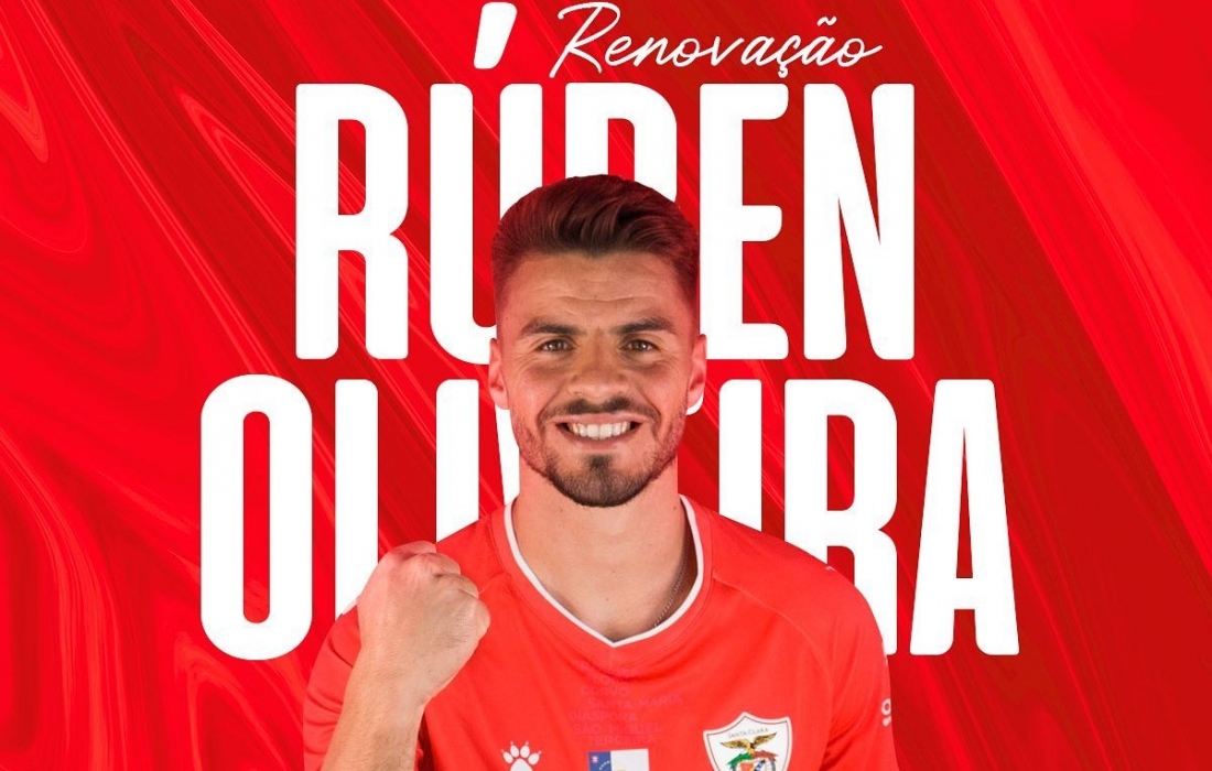 R�ben Oliveira renova pelo Santa Clara at� 2024