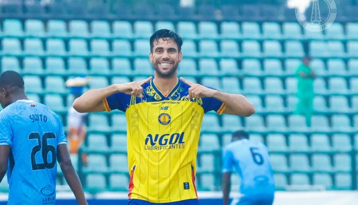 Tiago Reis scores another goal in Girabola.